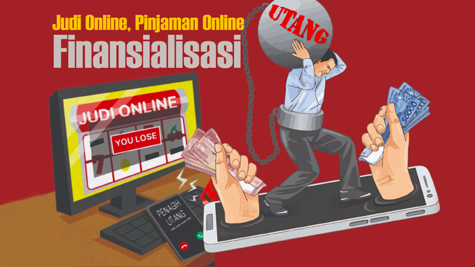 bahaya judi slot dengan pinjol